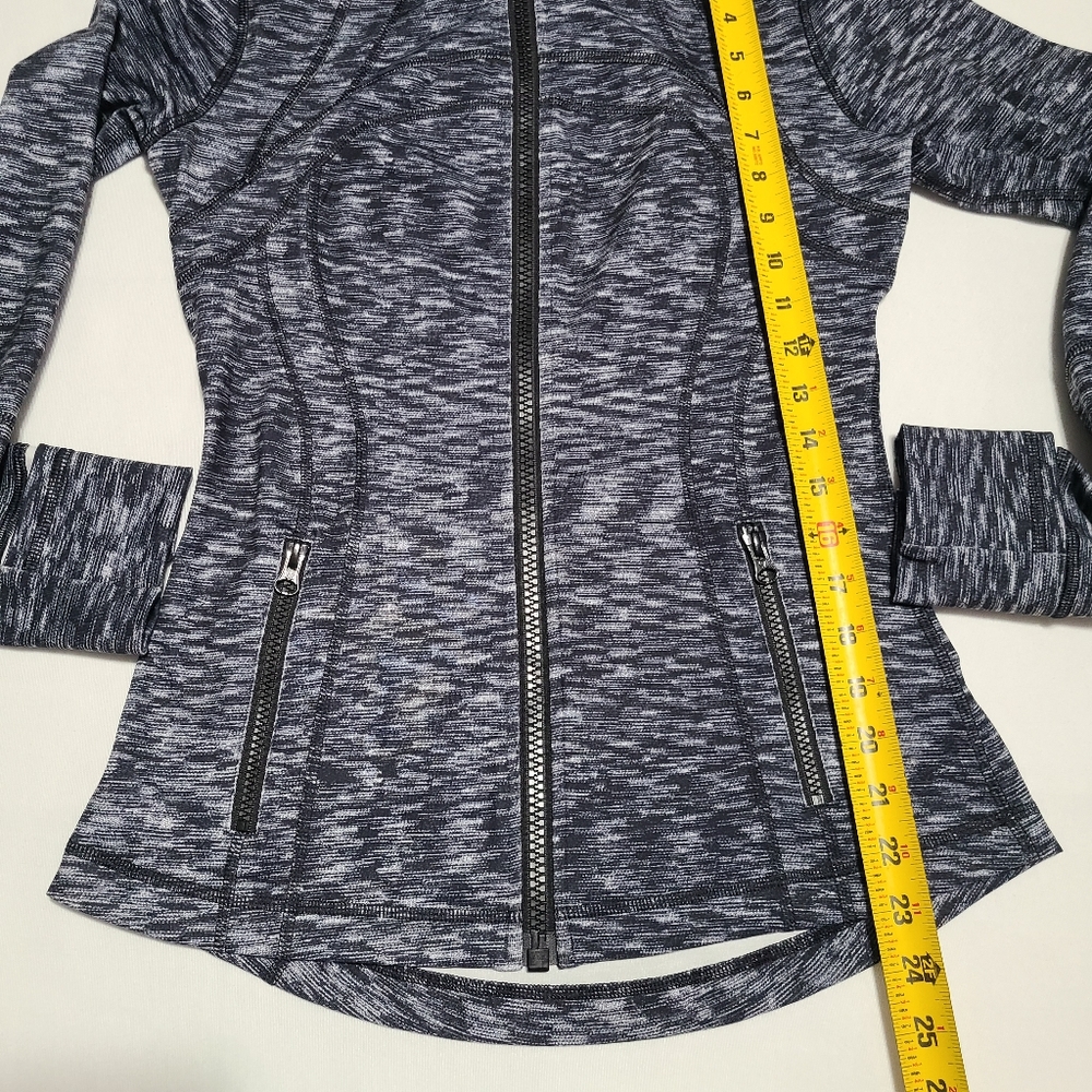 Lululemon Define Jacket Dramatic Static White Bla… - image 3